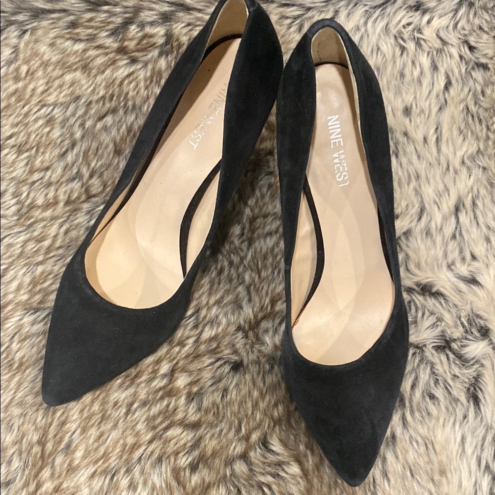 Nine West Black Suede Women's Shoes